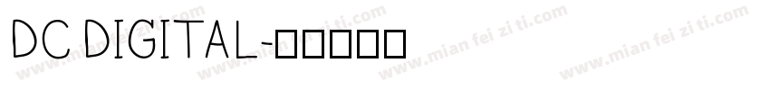 DC DIGITAL字体转换